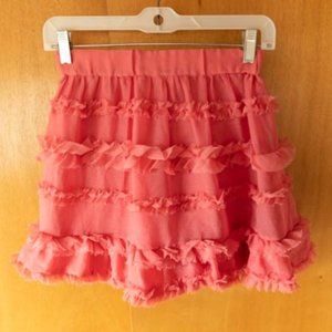 2for1 GapKids Pink Shabby Shick Ruffle Skirt girls L